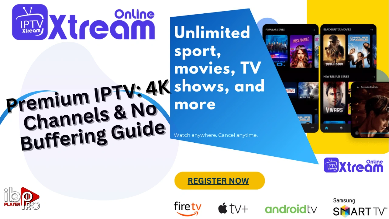 Premium IPTV with 4K UHD, 99.9% uptime, 100k VOD. Best providers 2025 for sports, movies & international channels with money-back guarantee